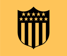 Escudo do Peñarol de 1936 - estrelas representam os 11 jogadores