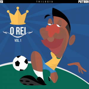 Caricatura de Pelé nos traços do FUTBOX.com