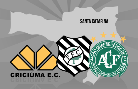 Criciúma, Figueirense e Chapecoense representam SC na Série A