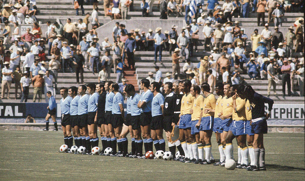 1970 - semifinal: Brasil vs Uruguai