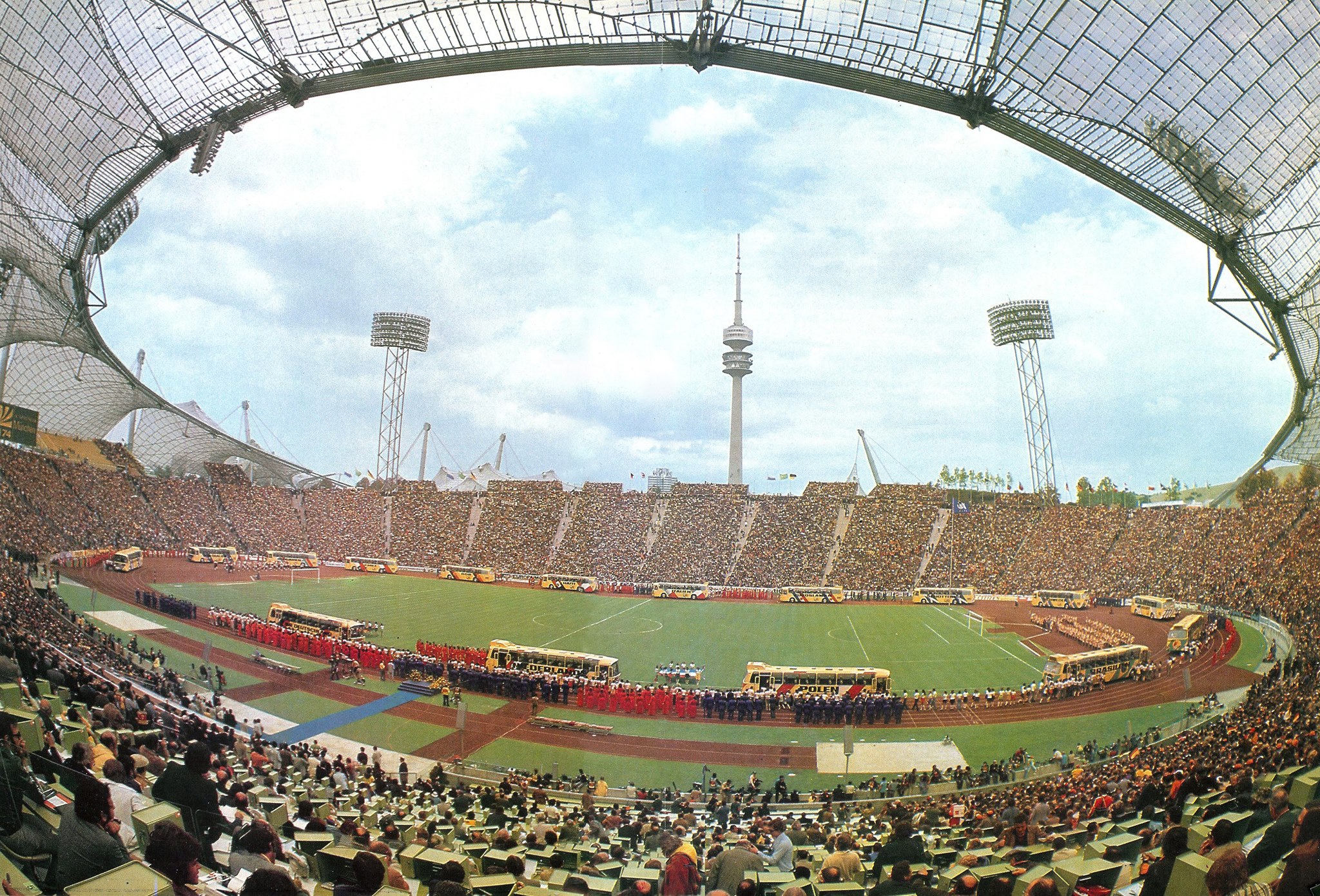 1974 Closing ceremony WC Olympiastadion Munich