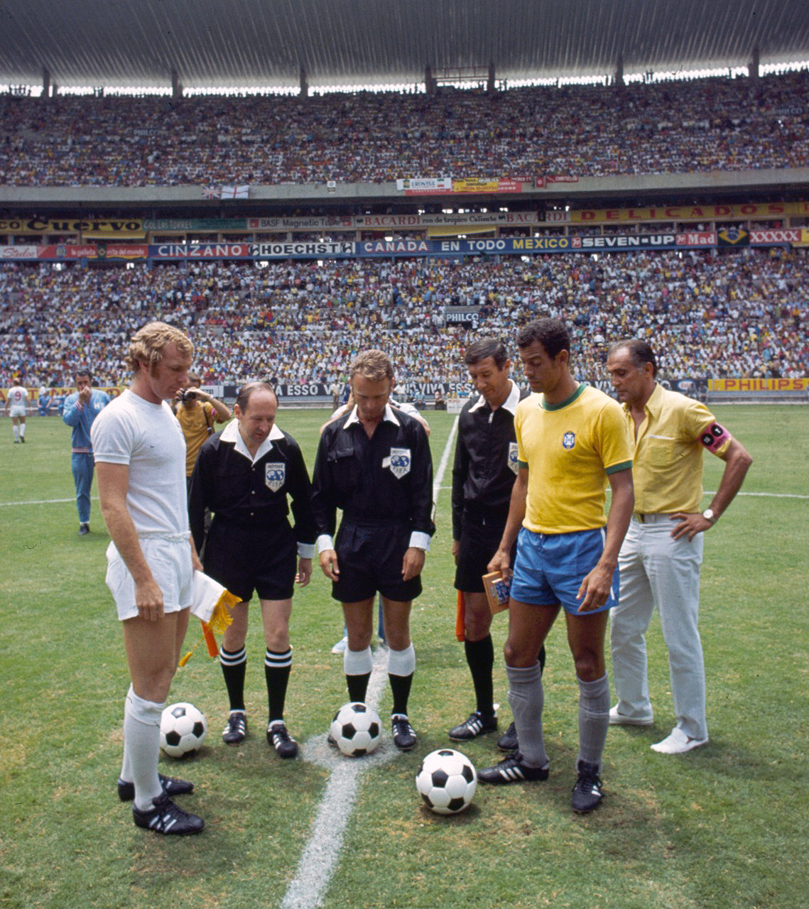 1970 - G3: Brasil (Carlos Alberto) vs Inglaterra (Bobby Moore)